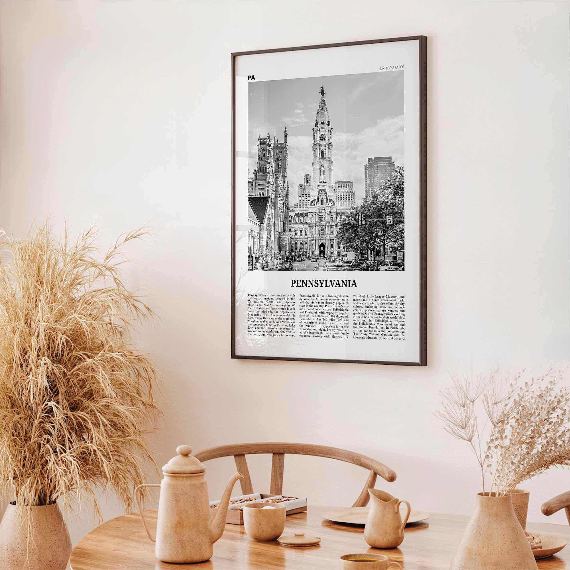 Pennsylvania Print Black and White No 5, Pennsylvania Wall Art, Pennsylvania Poster, Pennsylvania Photo, Pennsylvania Décor, United States