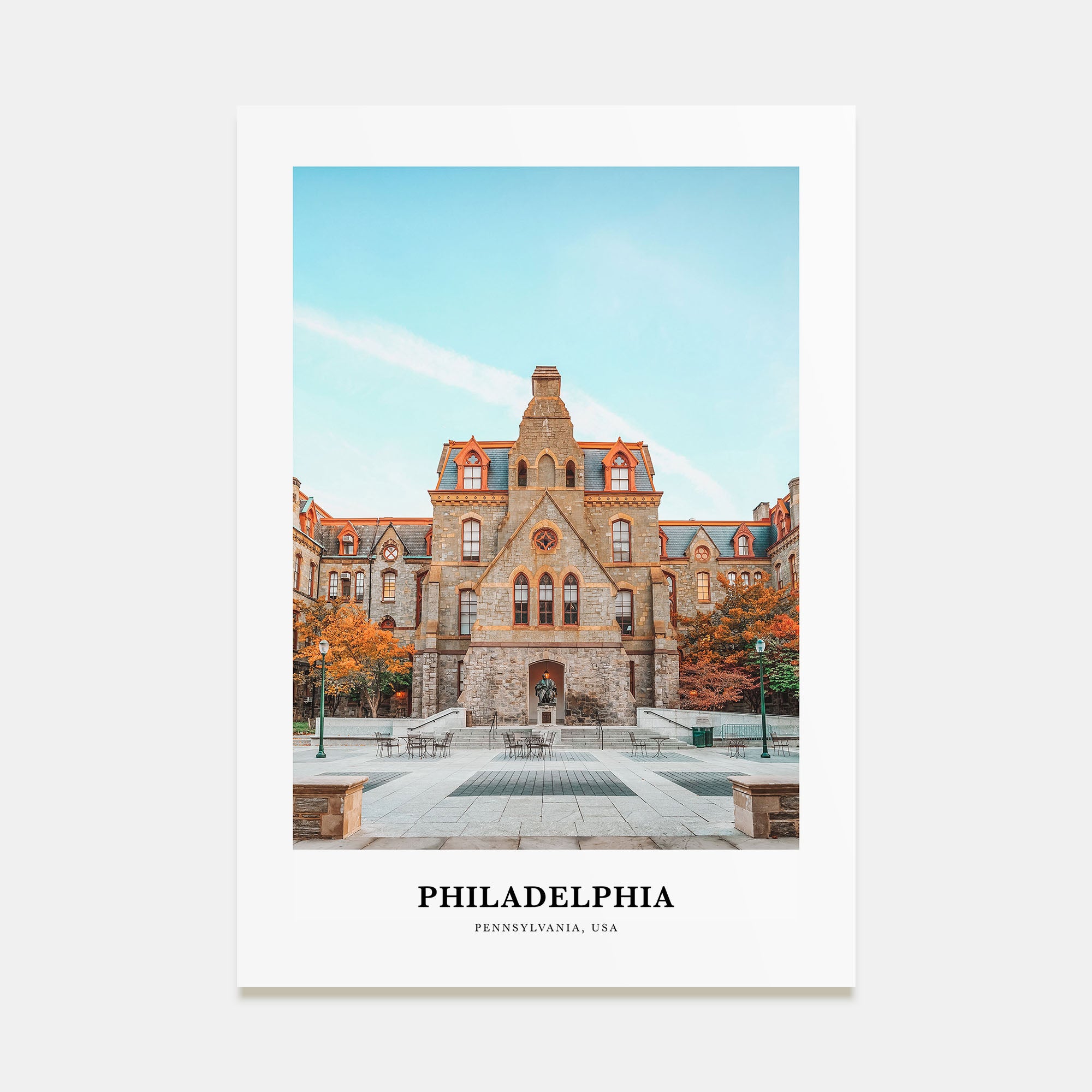 Philadelphia Portrait Color No 1 Poster