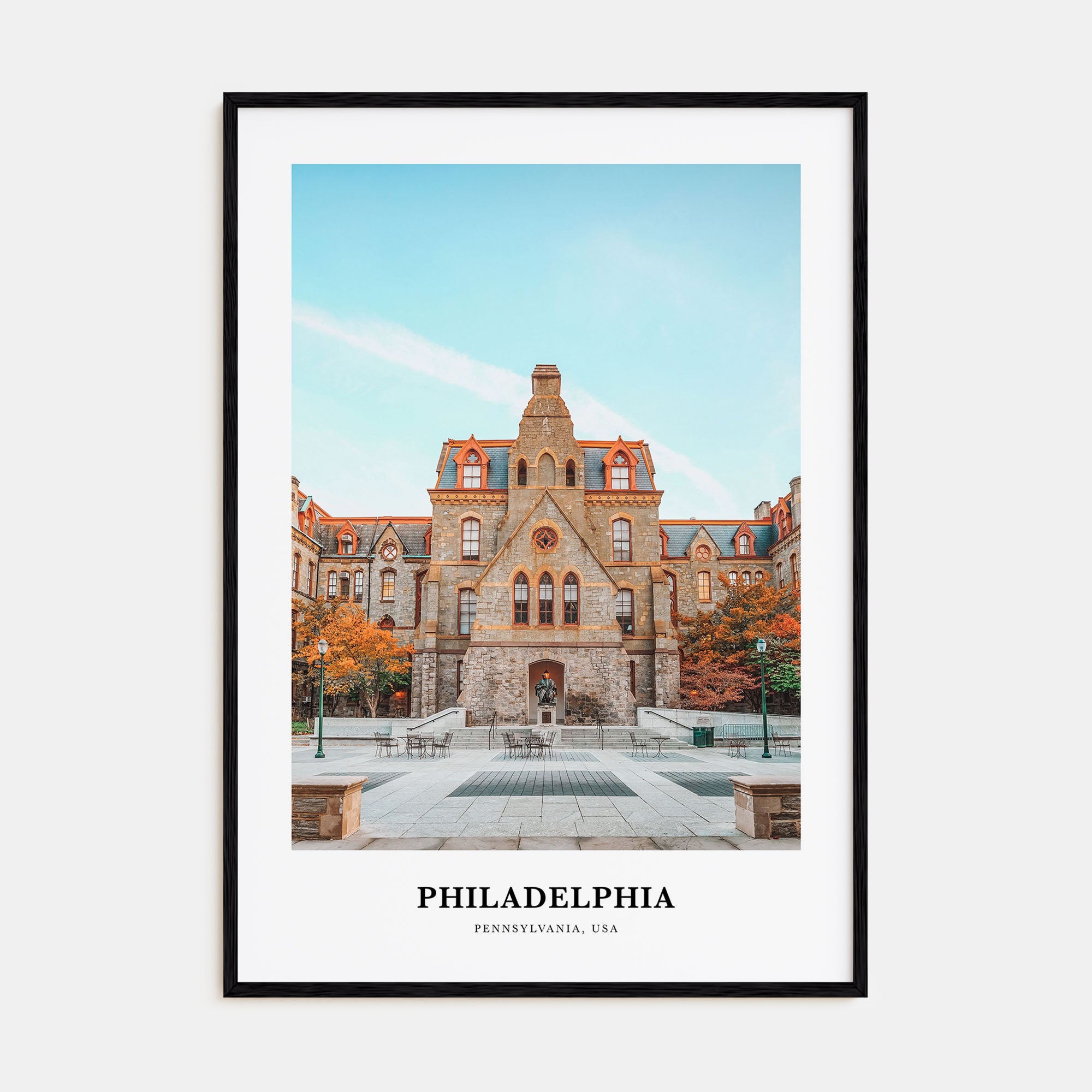 Philadelphia Portrait Color No 1 Poster
