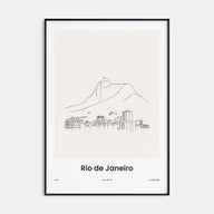 Rio de Janeiro Drawn No 1 Poster