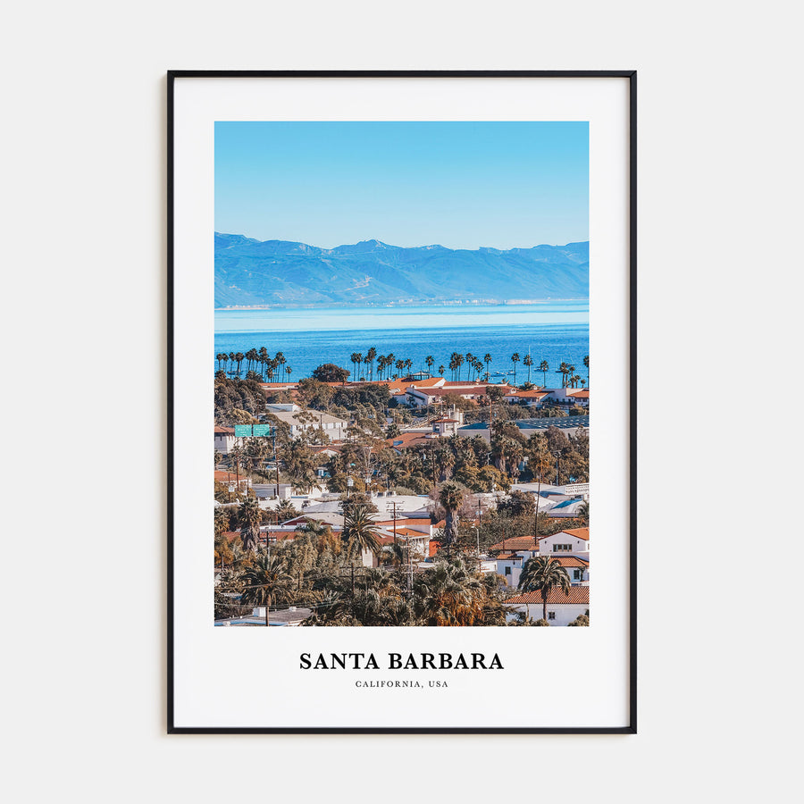 Santa Barbara Portrait Color No 1 Poster