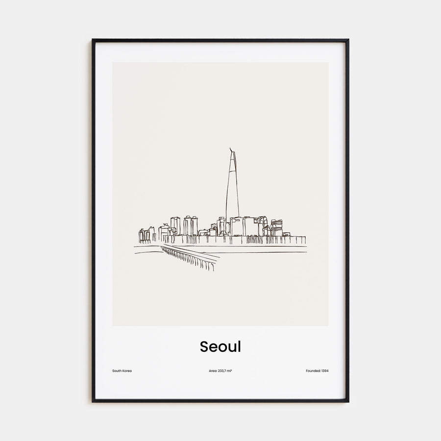 Seoul Drawn No 1 Poster