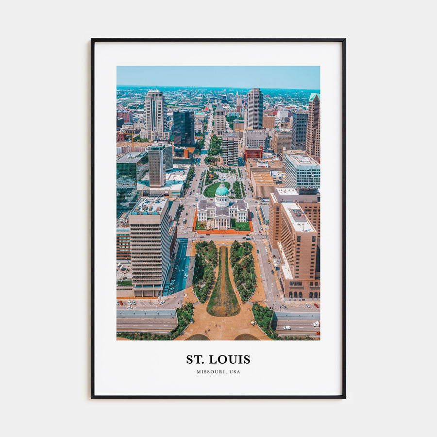 St. Louis Portrait Color Poster