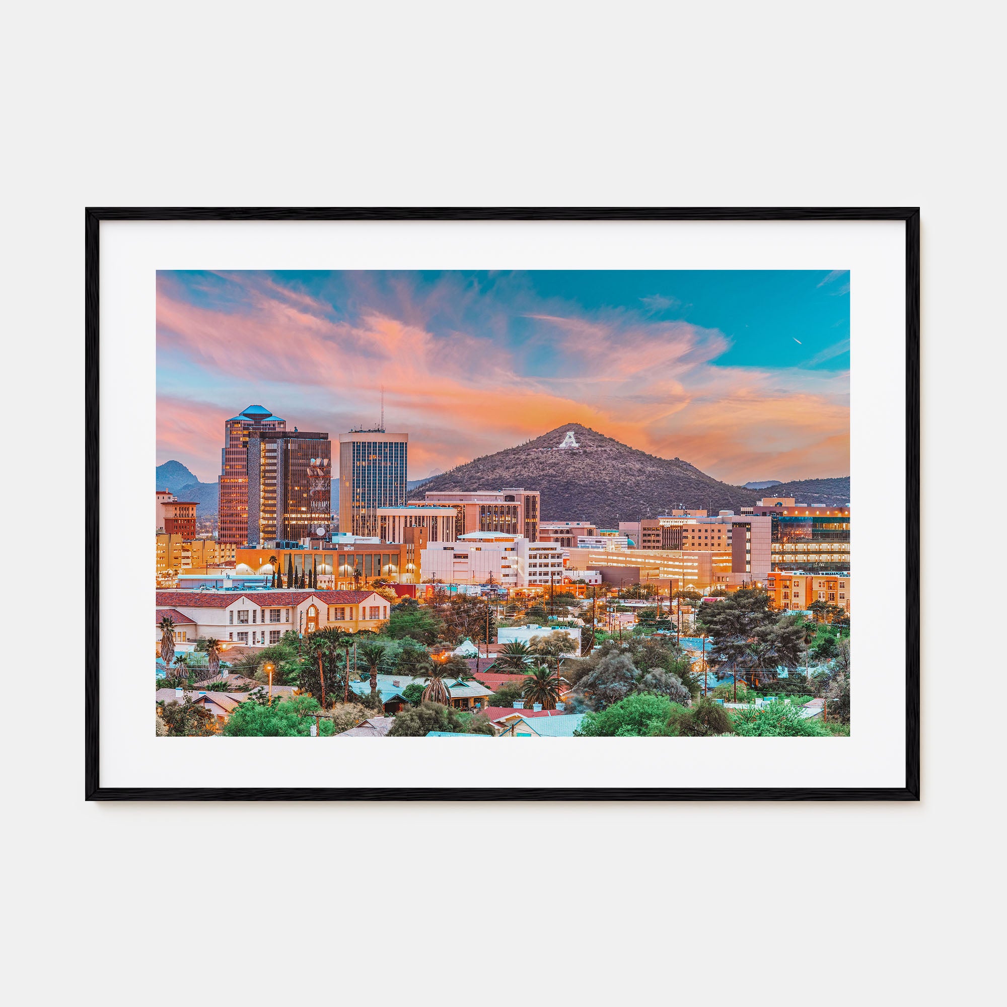 Tucson Landscape Color Poster