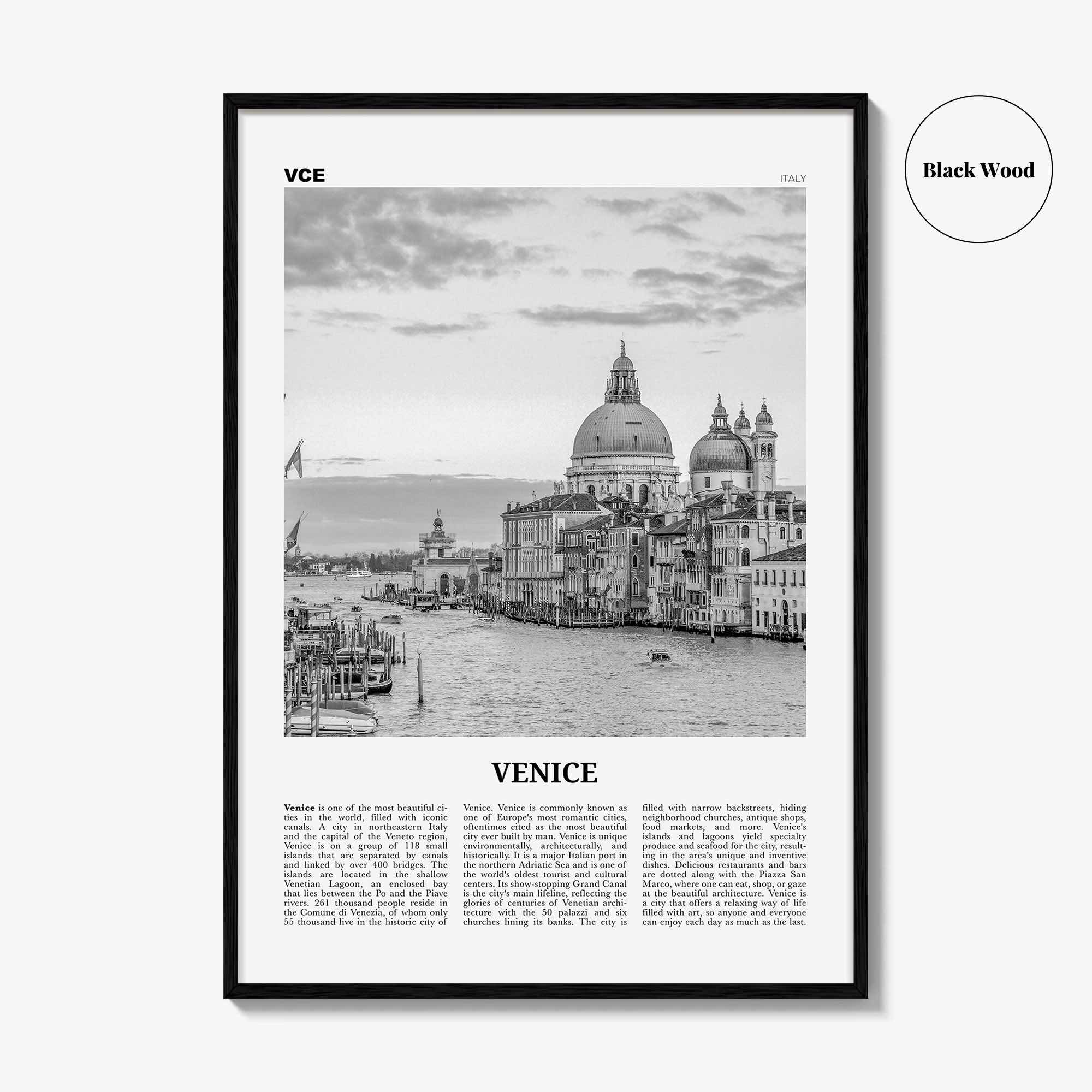 Venice Print Black and White No 2, Venice Wall Art, Venice Poster, Venice Photo, Venice Wall Decor, Italy, Venezia, Italia, Venetian, Europe