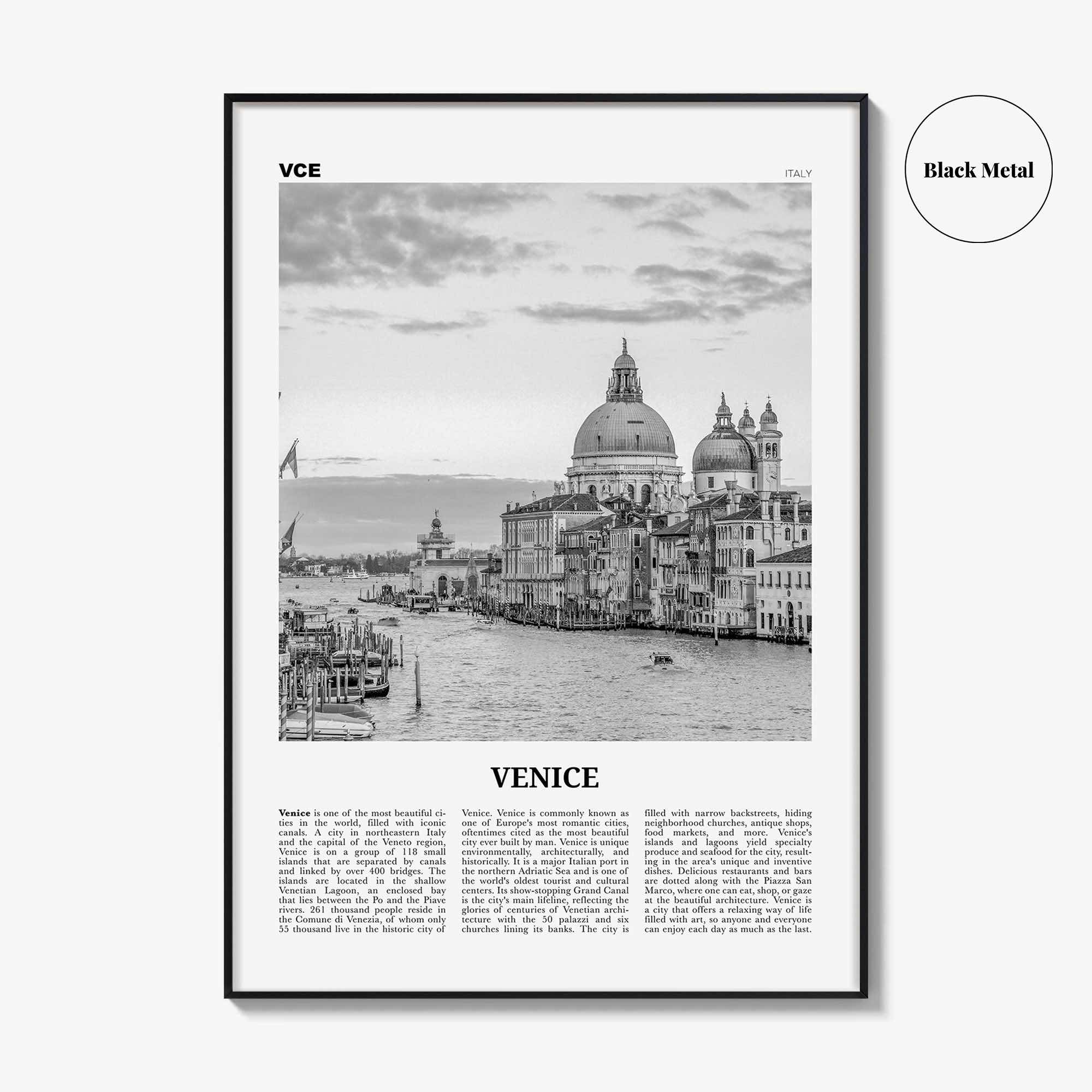 Venice Print Black and White No 2, Venice Wall Art, Venice Poster, Venice Photo, Venice Wall Decor, Italy, Venezia, Italia, Venetian, Europe