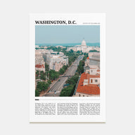 Washington, D.C. Travel Color No 2 Poster