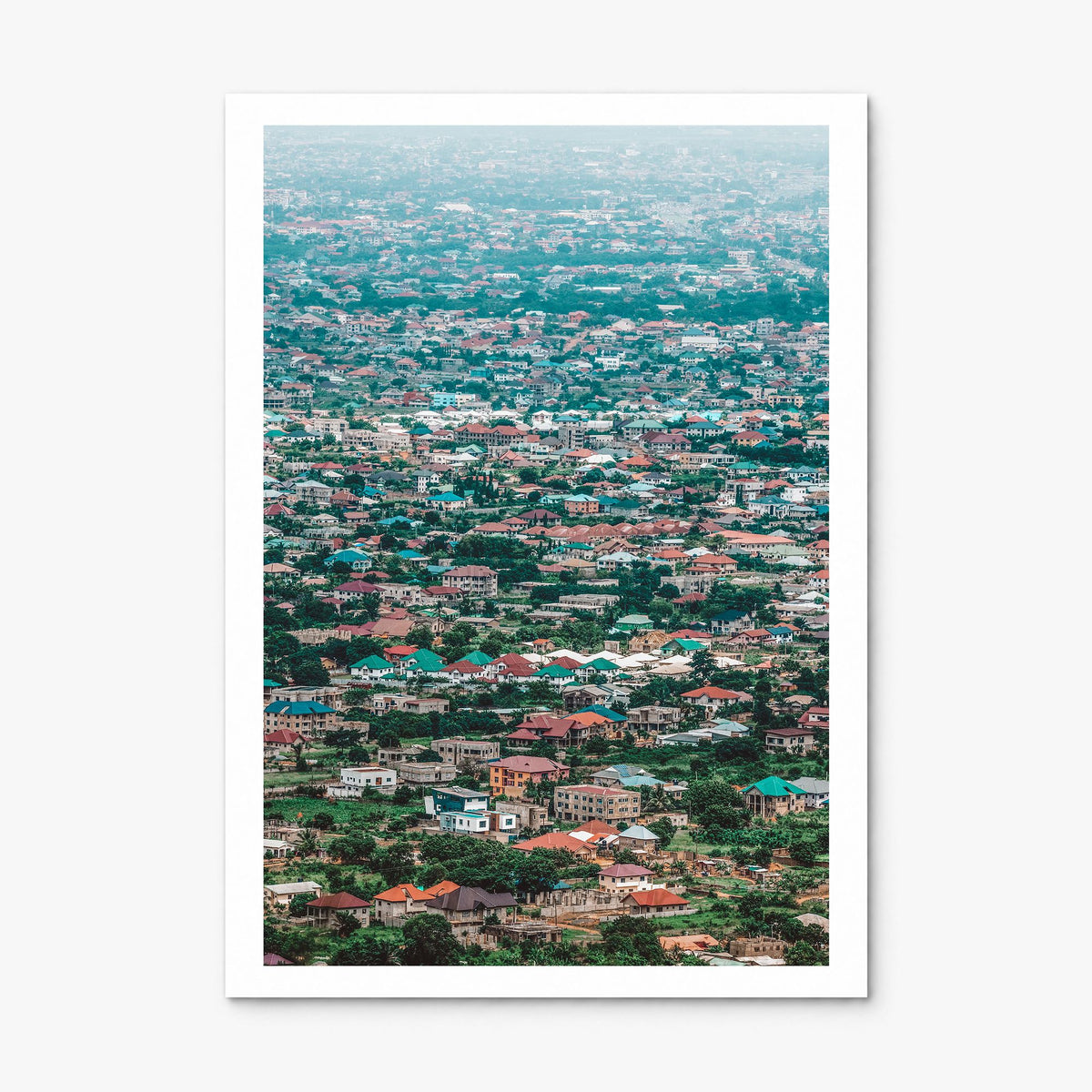 Accra Photo Poster, print only (unframed), white border