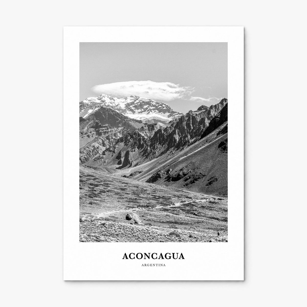 Aconcagua Classic Poster, print only (unframed)