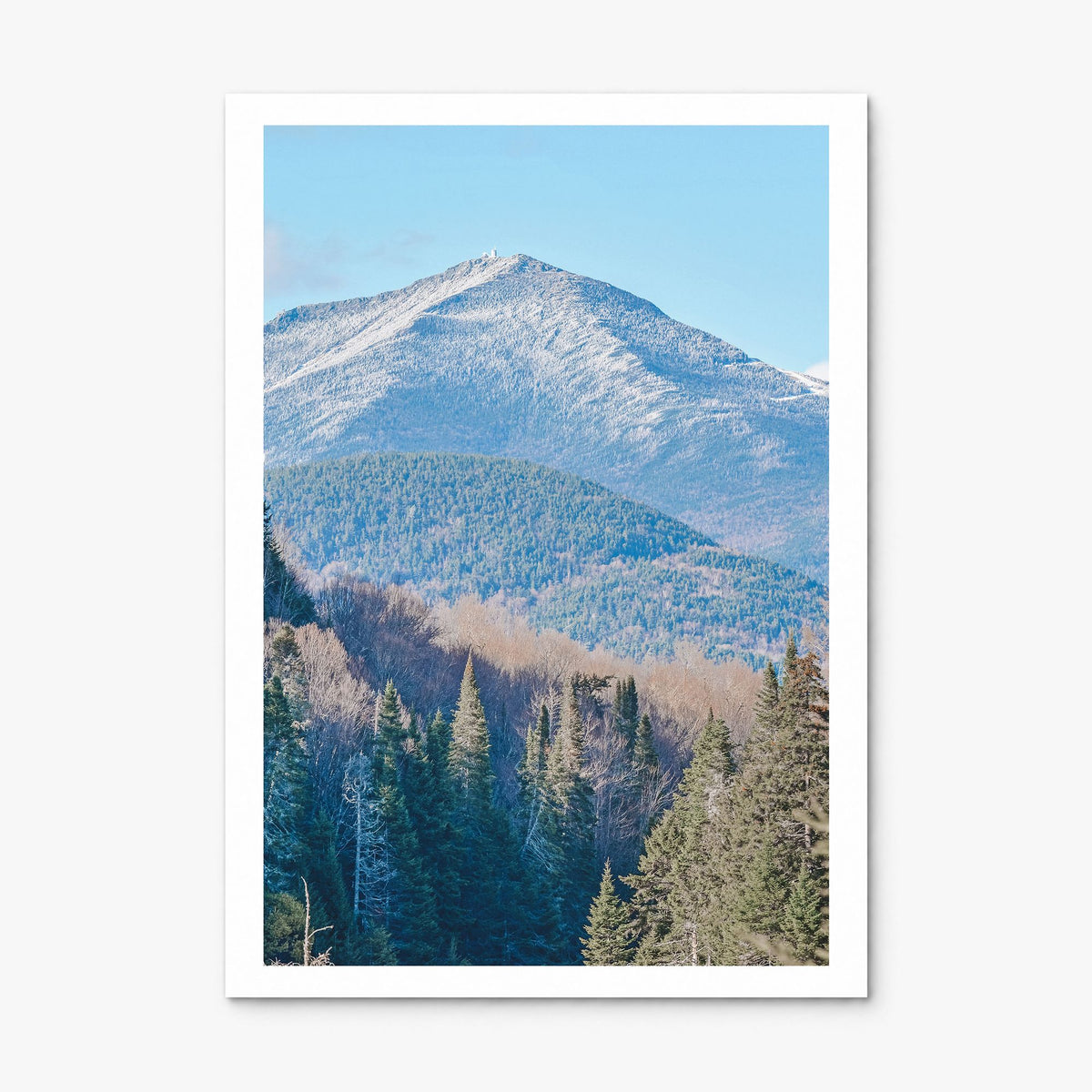 Adirondack Mountains Photo No 1 Poster, print only (unframed), white border