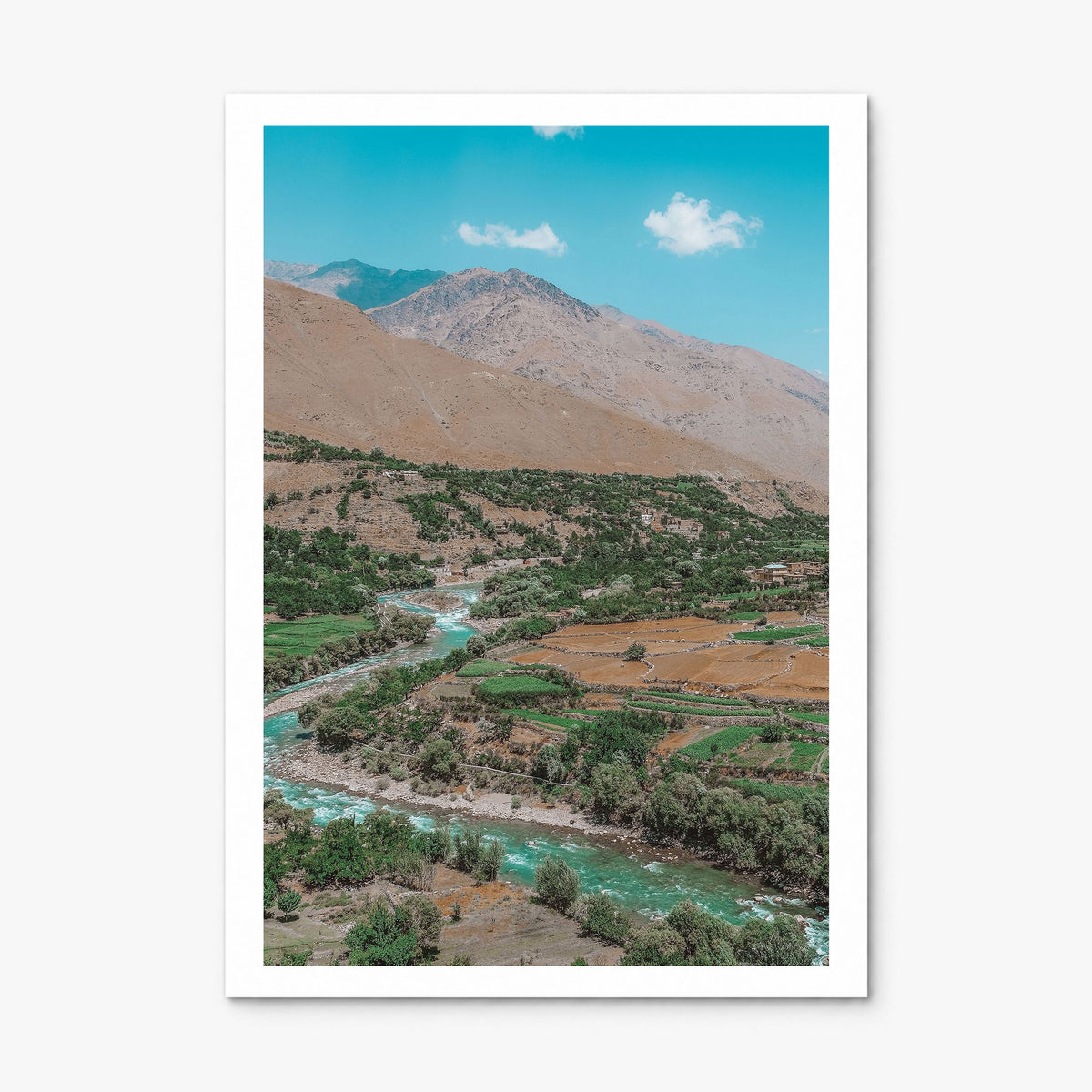 Afghanistan Photo Poster, print only (unframed), white border