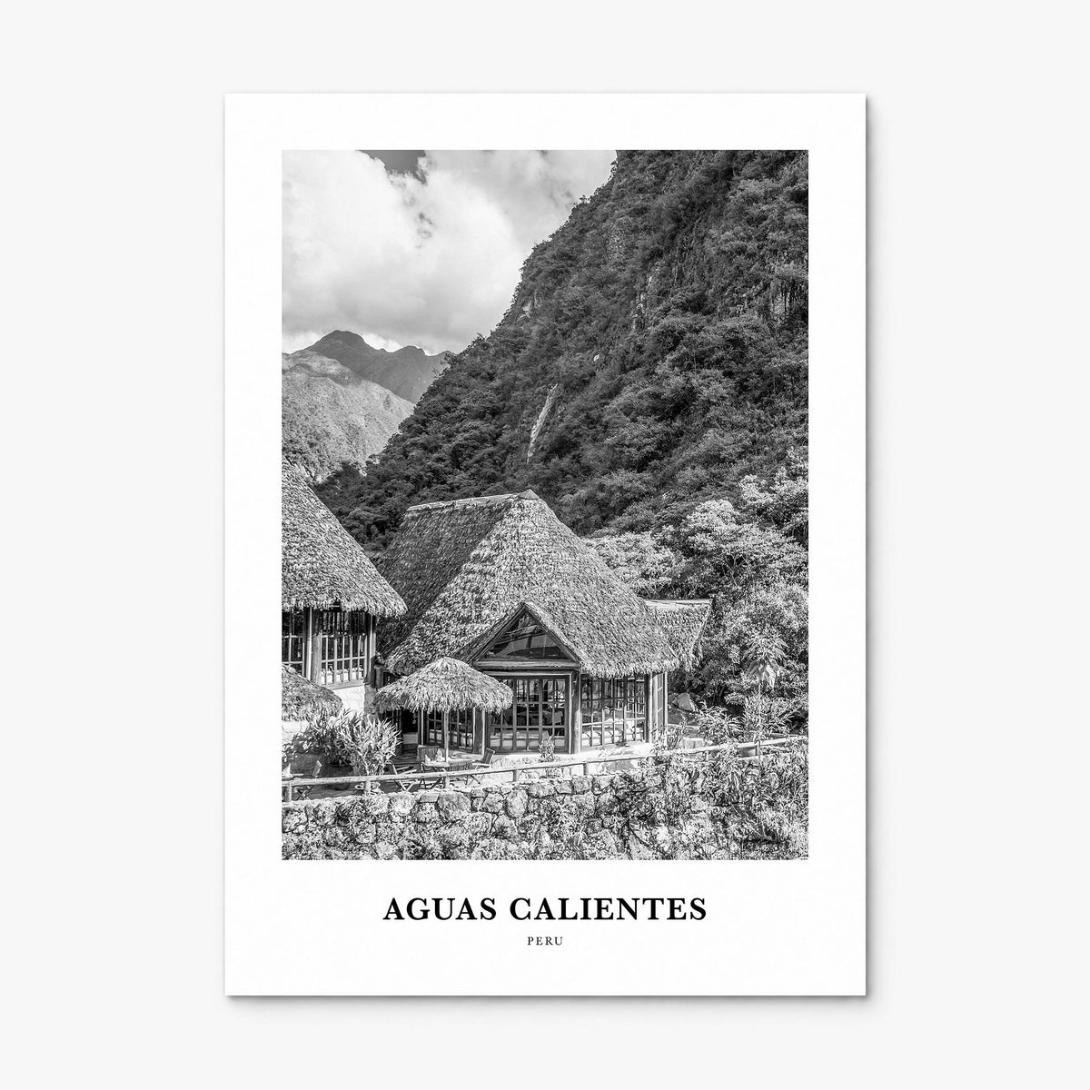 Aguas Calientes, Peru Classic Poster, print only (unframed)