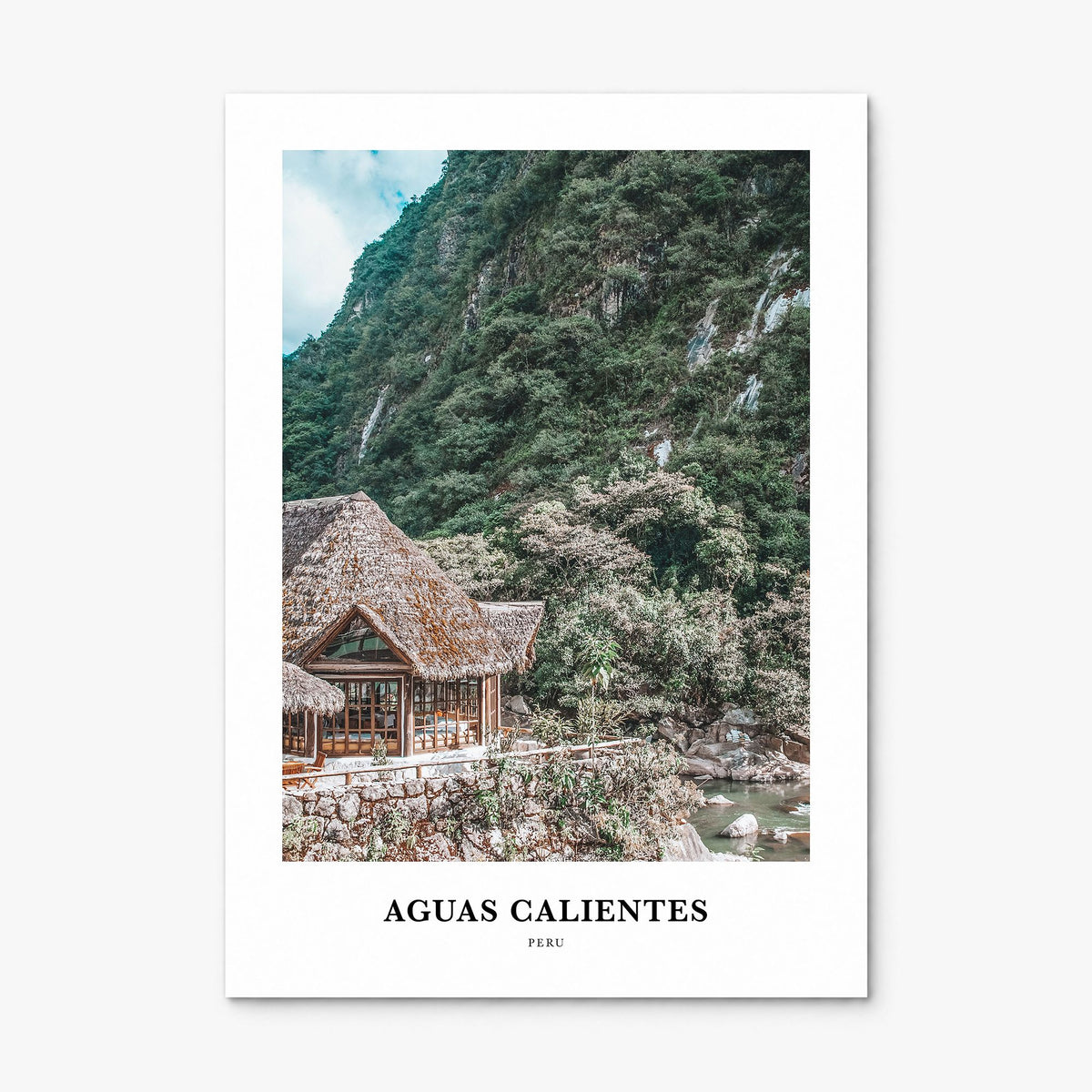 Aguas Calientes, Peru Classic Poster, print only (unframed)
