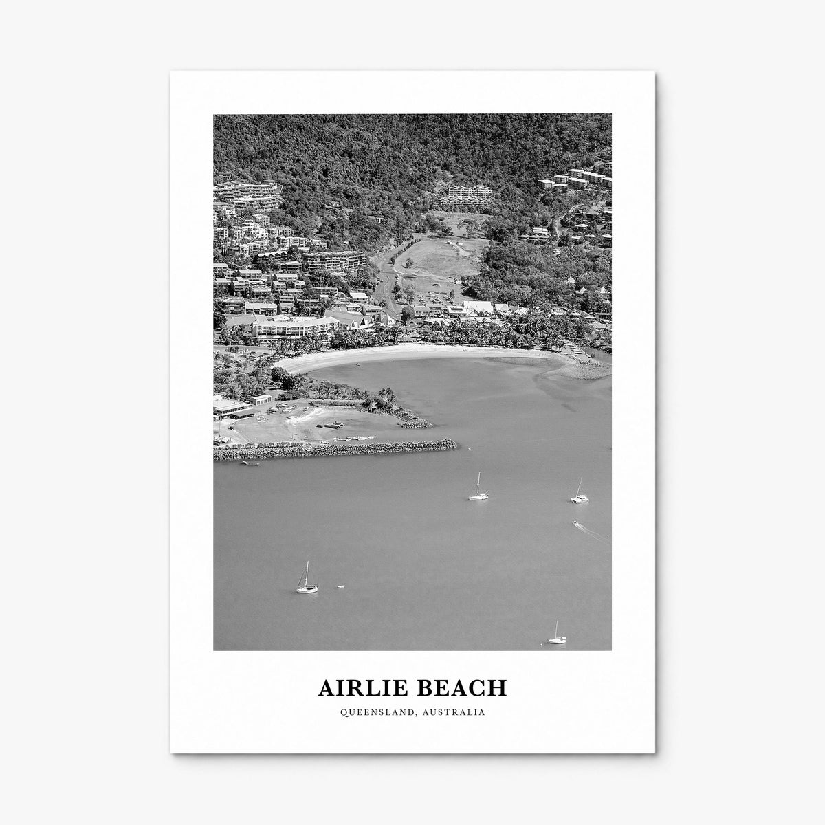 Airlie Beach Classic Poster, print only (unframed)