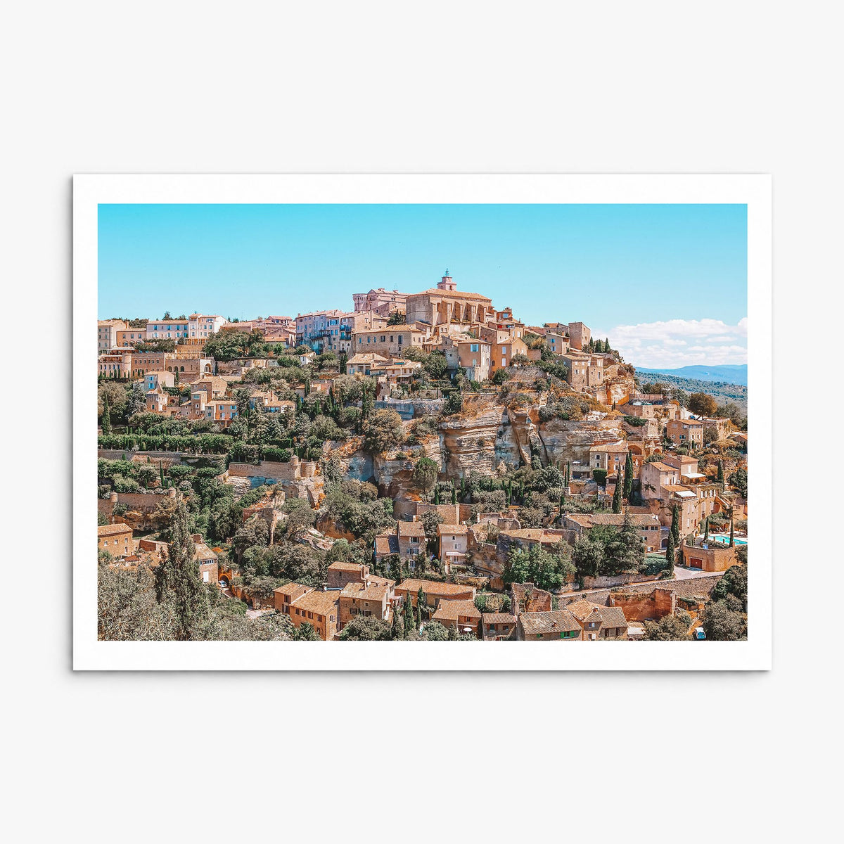 Aix-en-Provence Photo Poster, print only (unframed), white border