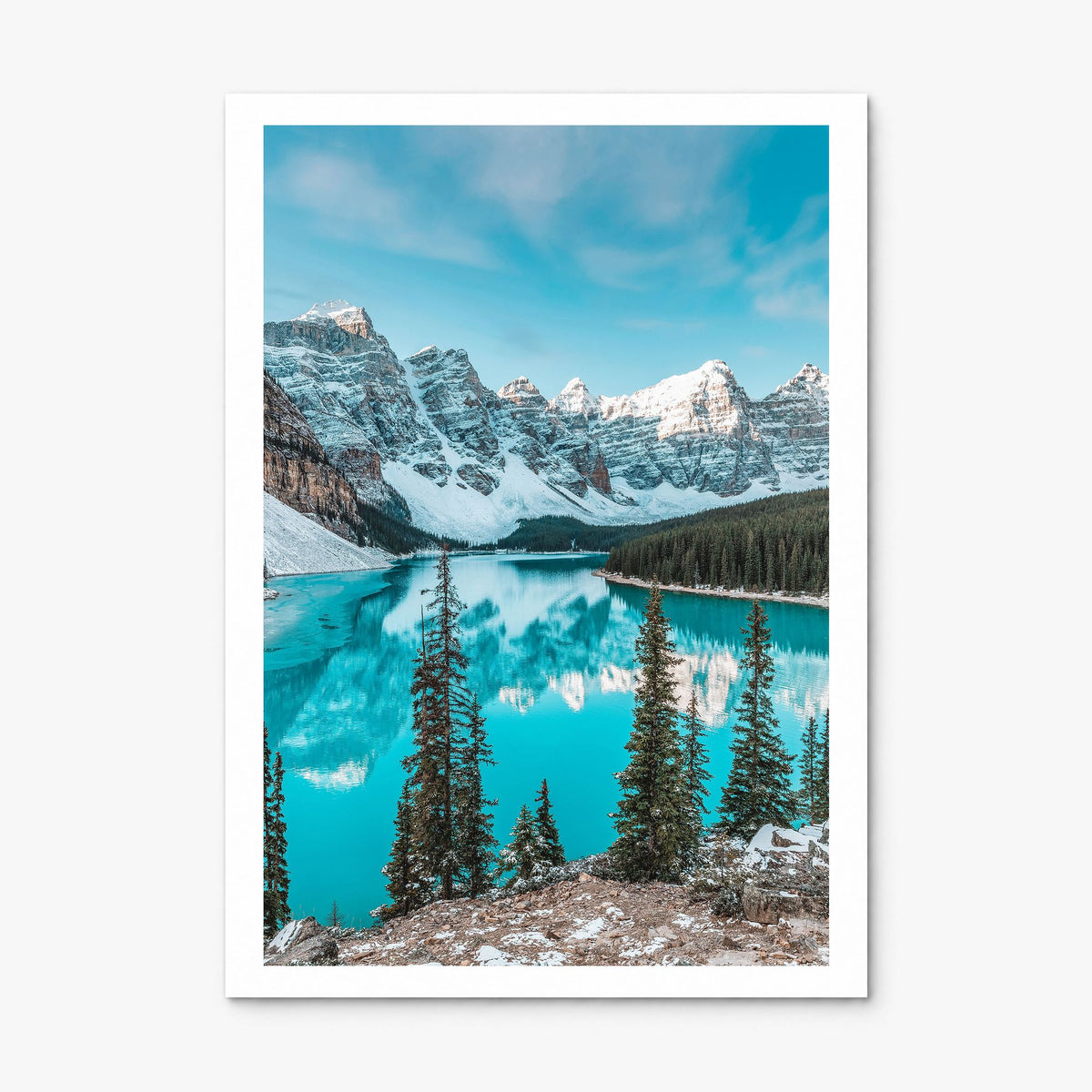 Alberta Photo Poster, print only (unframed), white border