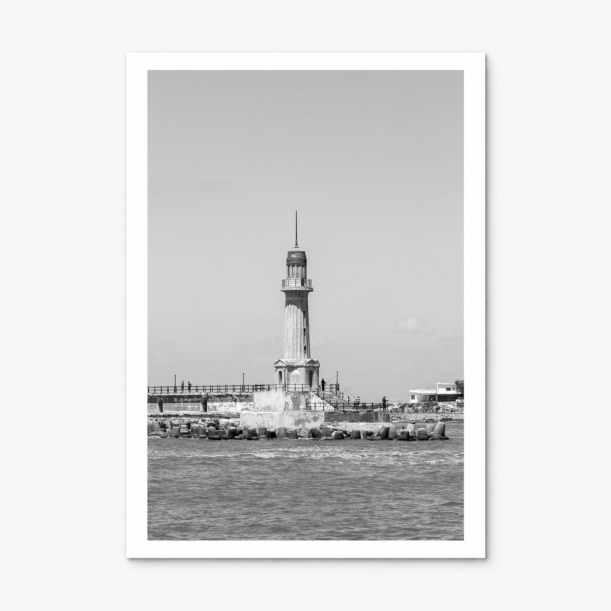 Alexandria, Egypt Photo Poster, print only (unframed), white border