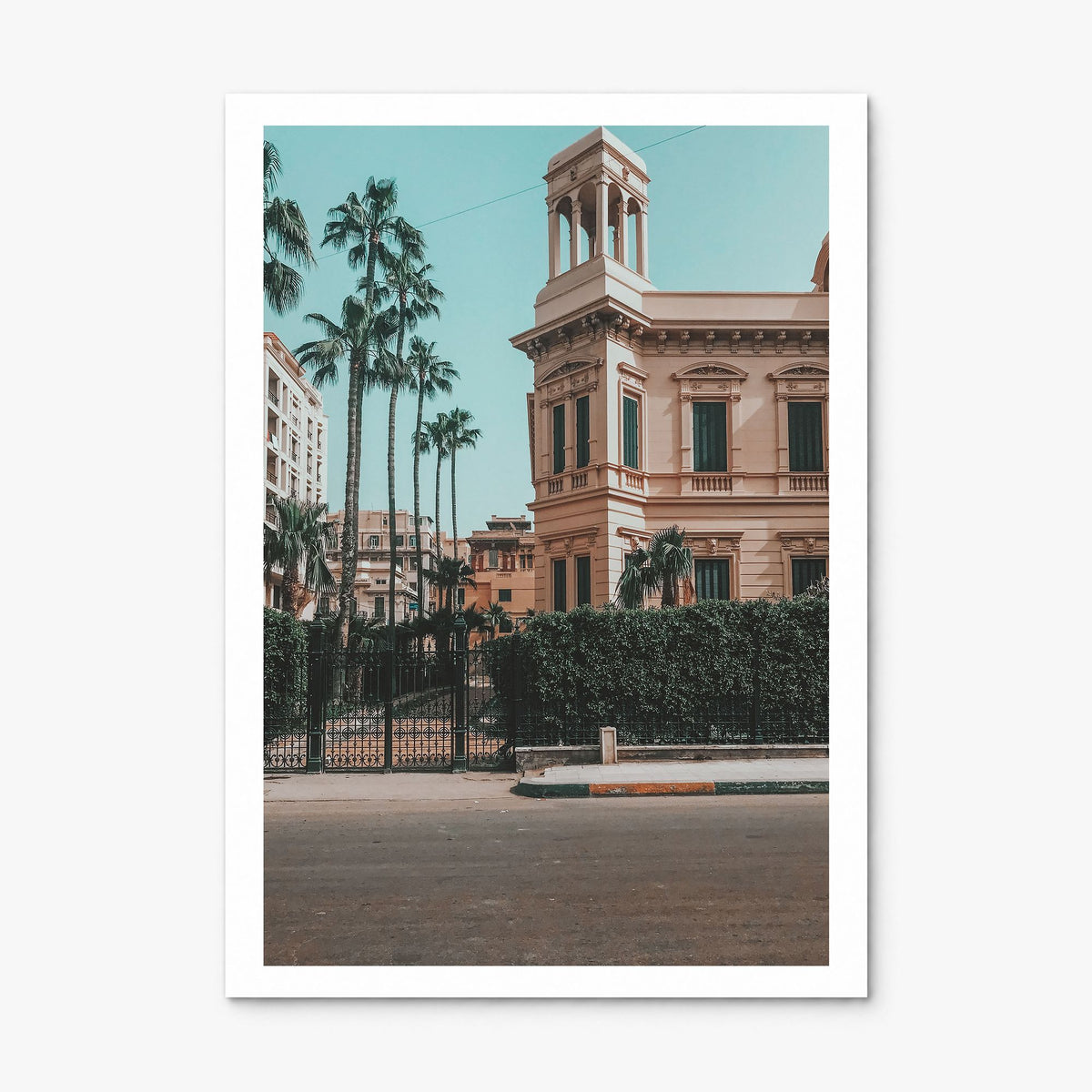 Alexandria, Egypt Photo Poster, print only (unframed), white border