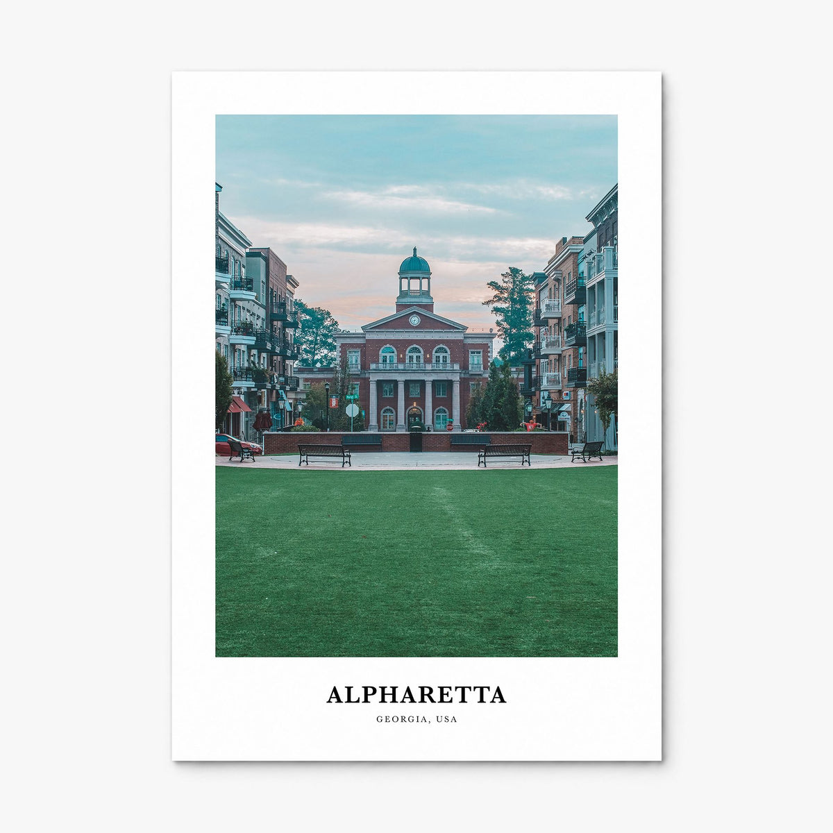 Alpharetta Classic Poster, print only (unframed)