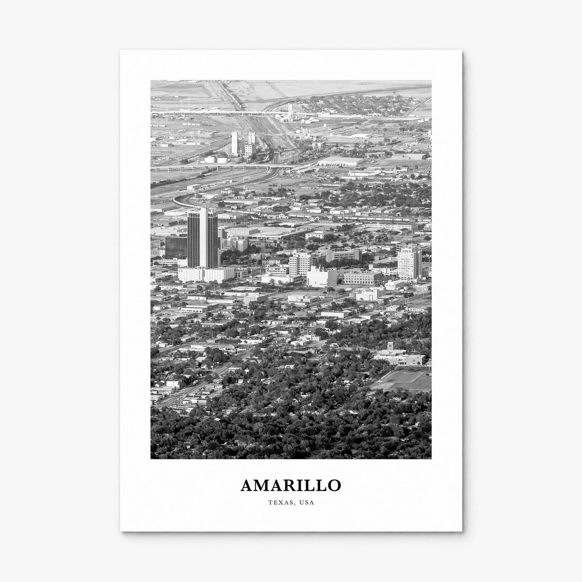 Amarillo Classic Poster, print only (unframed)
