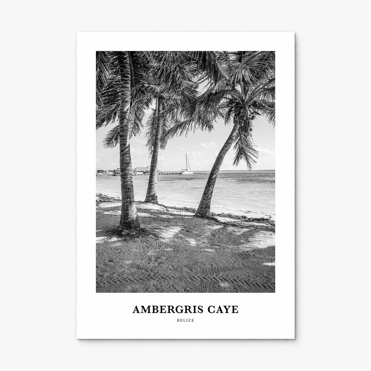 Ambergris Caye Classic Poster, print only (unframed)
