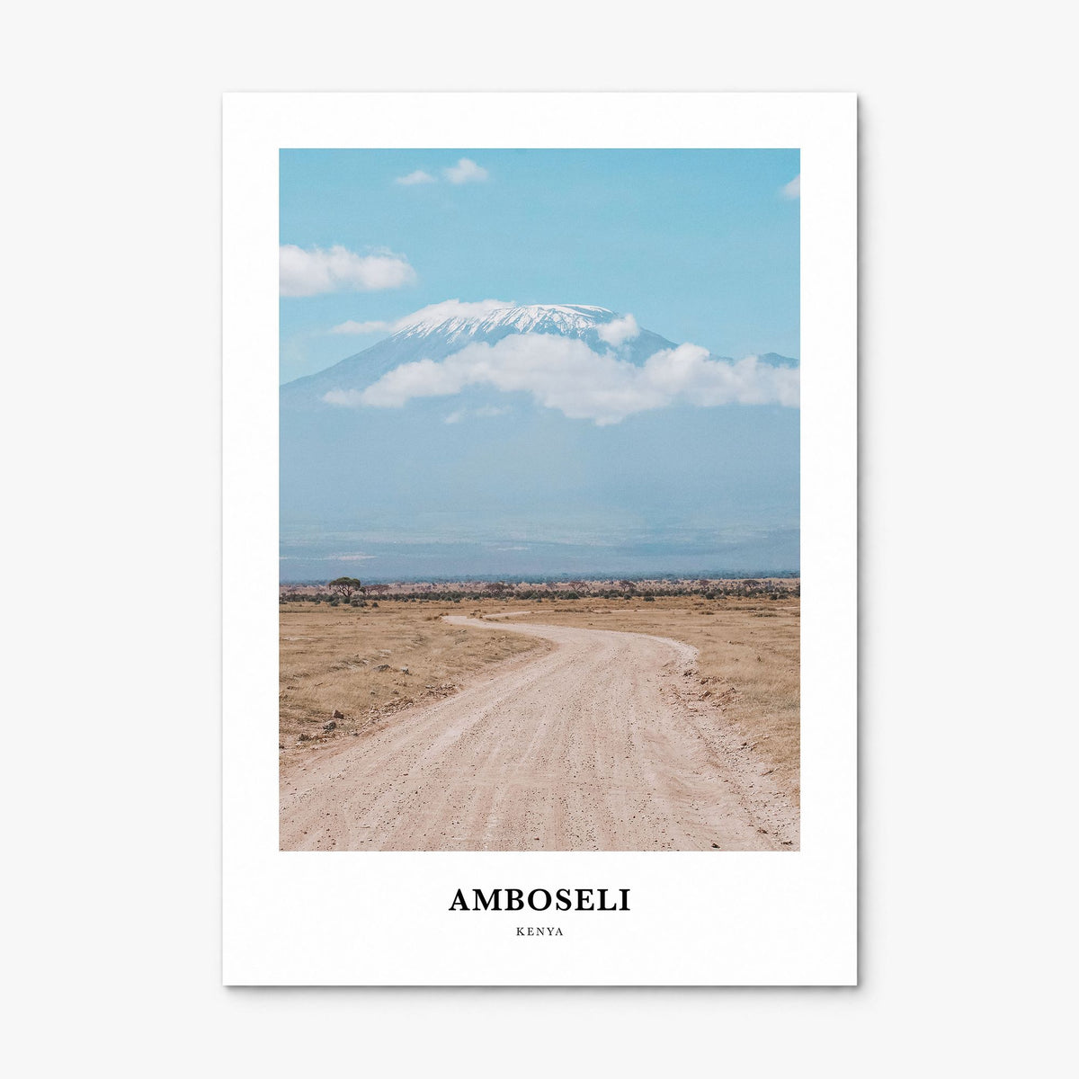 Amboseli Classic Poster, print only (unframed)