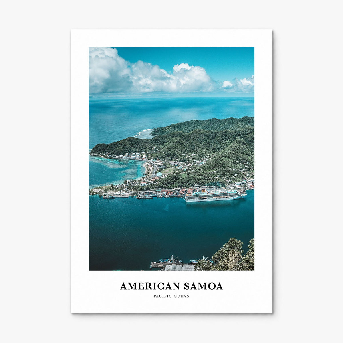American Samoa Classic Poster, print only (unframed)