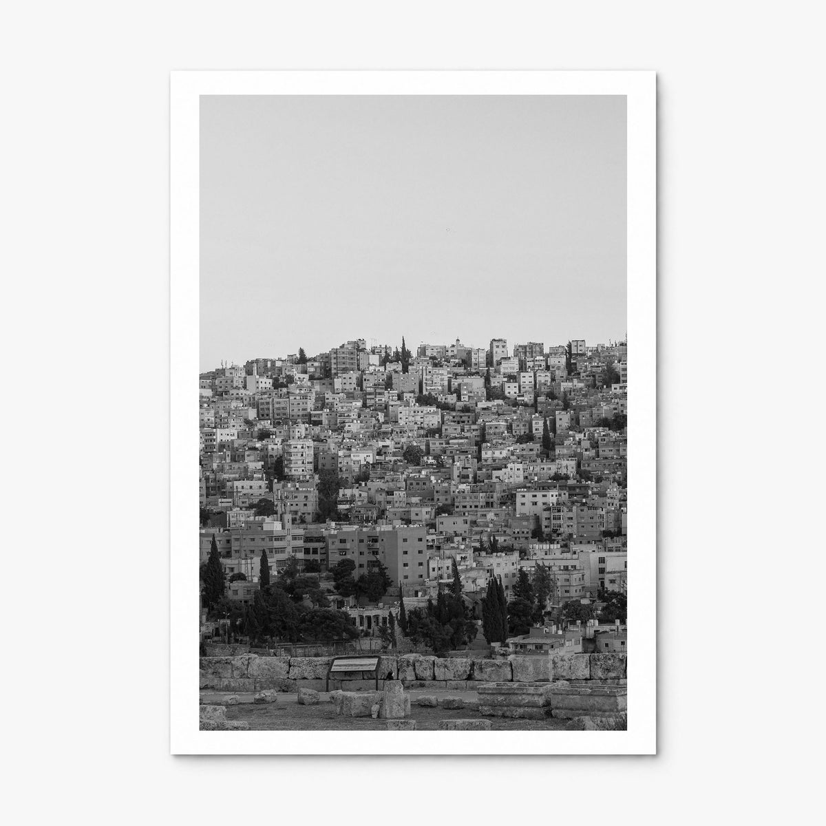 Amman Photo Poster, print only (unframed), white border