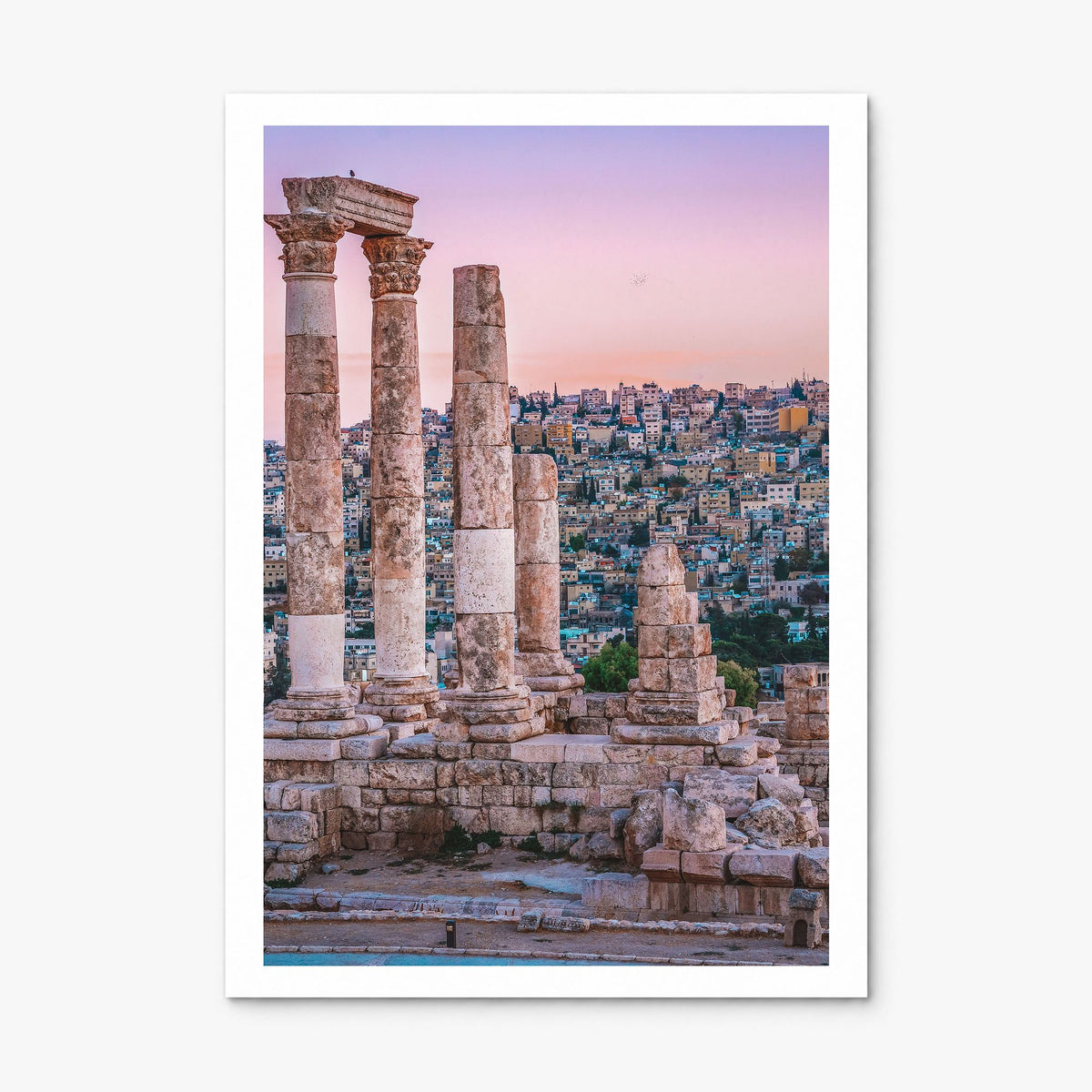 Amman Photo Poster, print only (unframed), white border