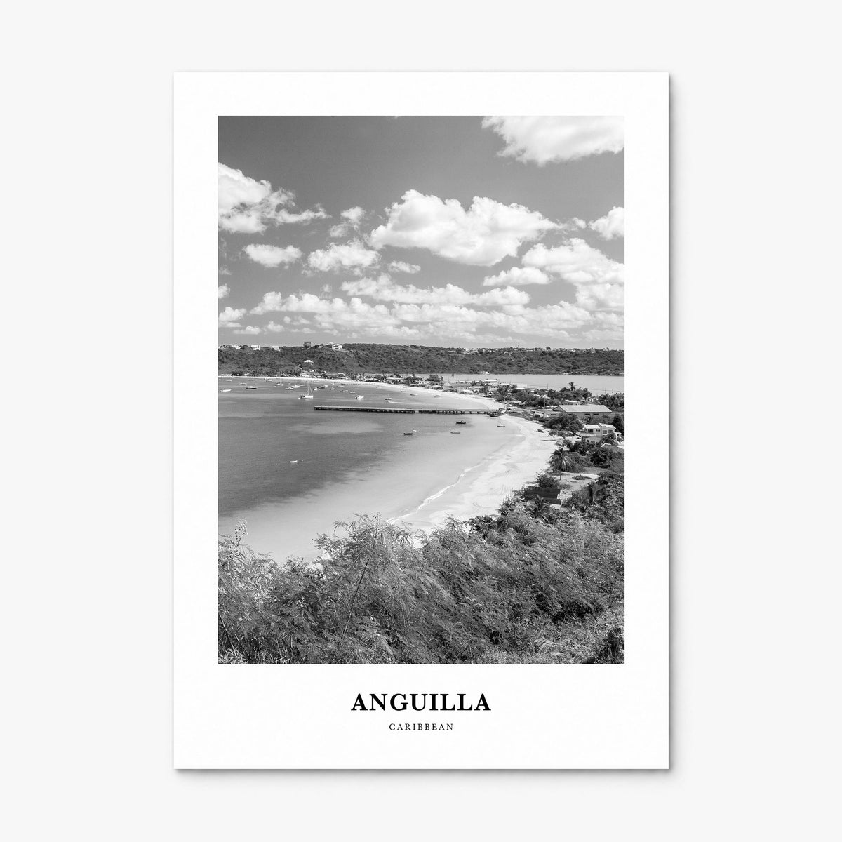 Anguilla Classic Poster, print only (unframed)