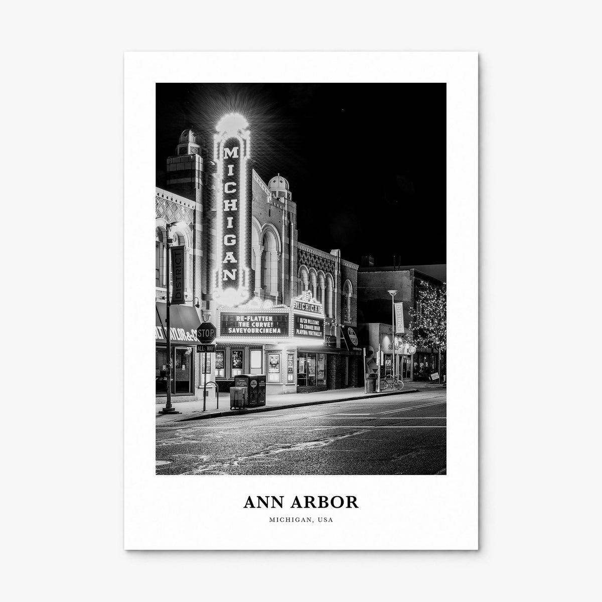 Ann Arbor Classic No 2 Poster, print only (unframed)