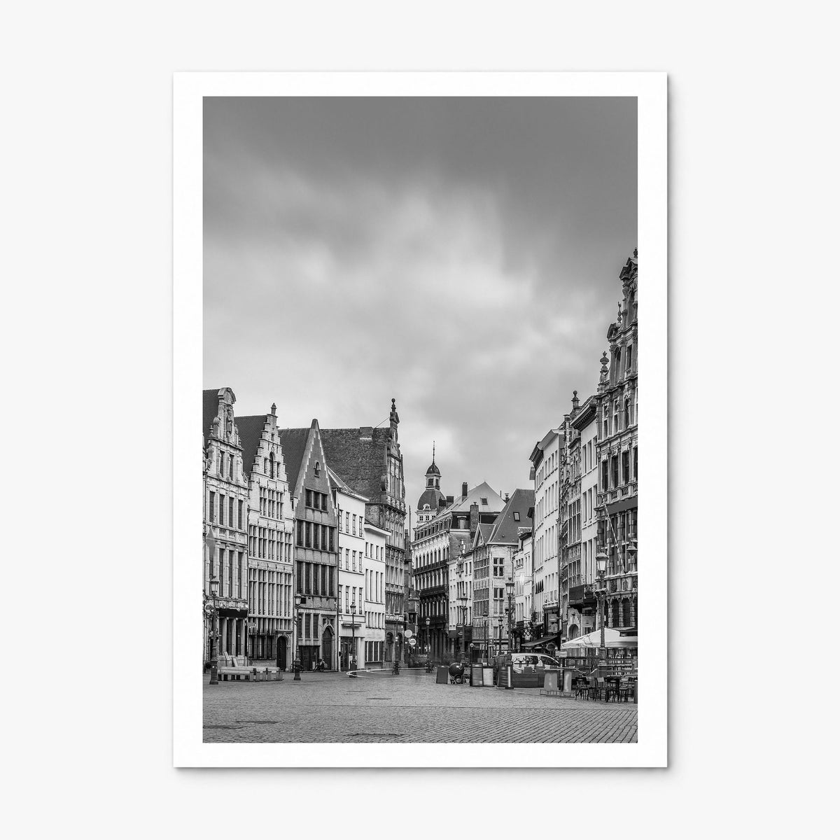 Antwerp Photo Poster, print only (unframed), white border