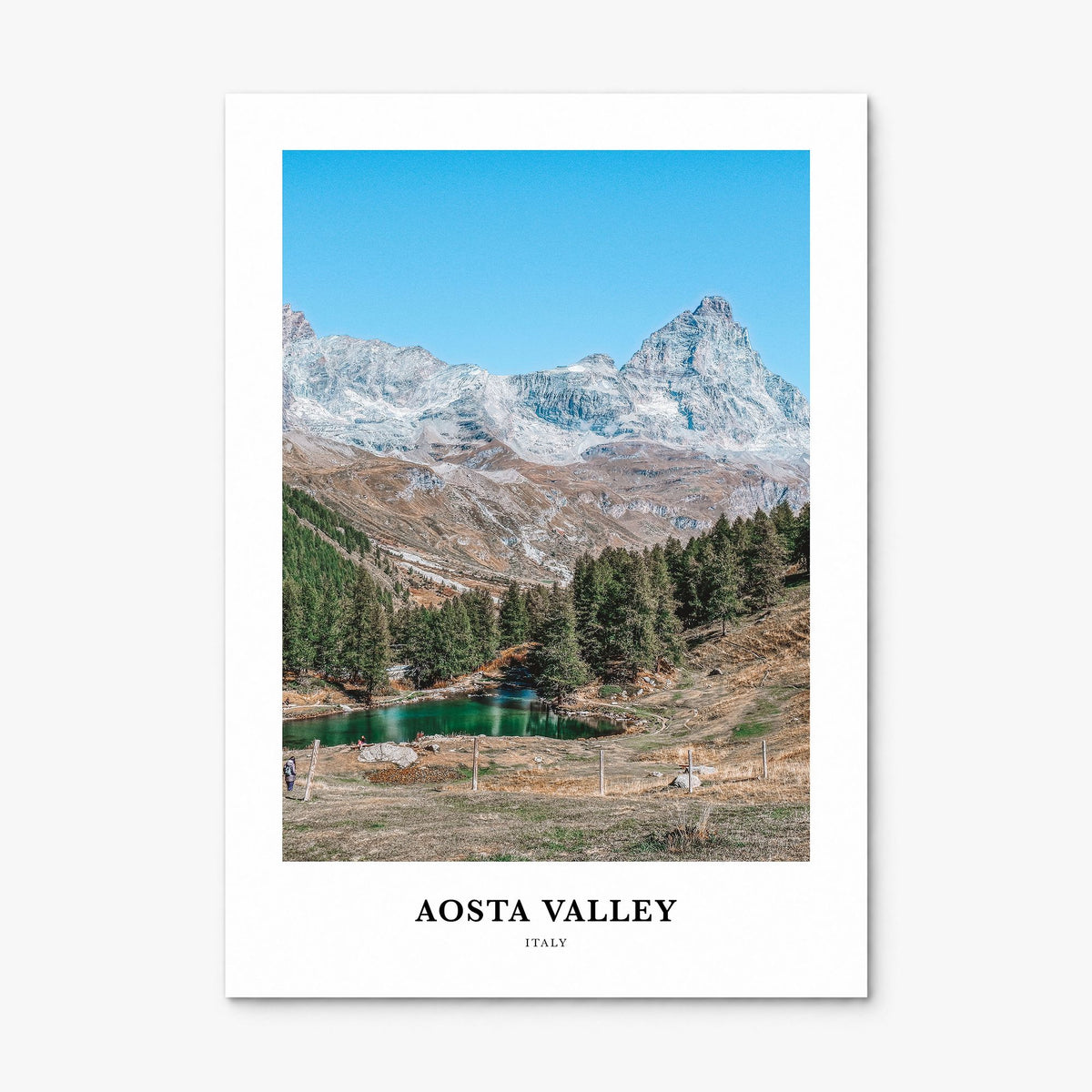 Aosta Valley Classic Poster, print only (unframed)