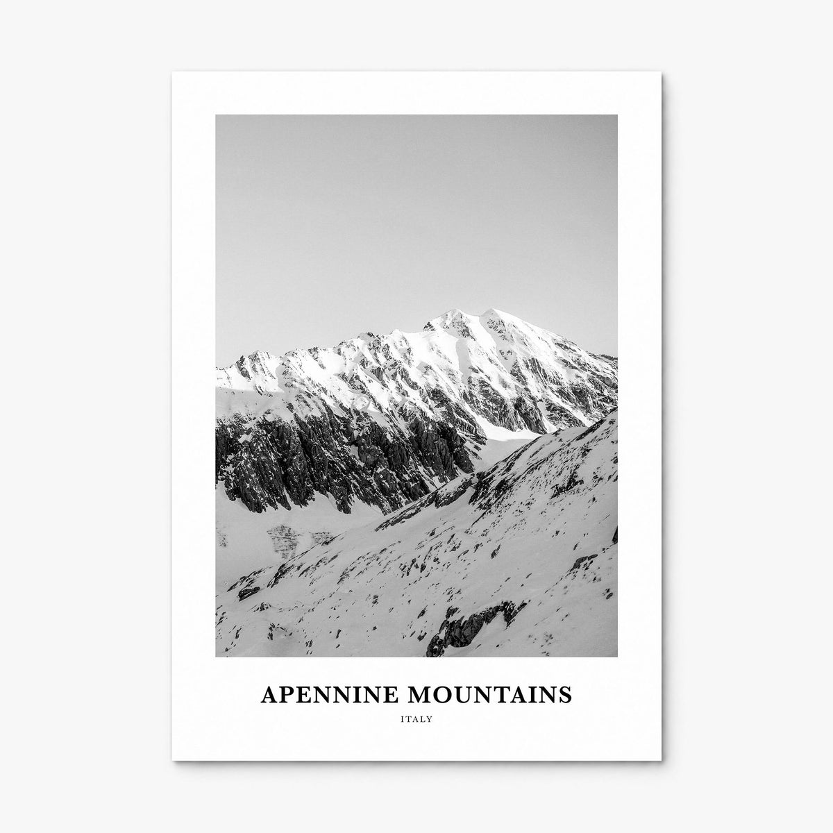 Apennine Mountains Classic Poster, print only (unframed)