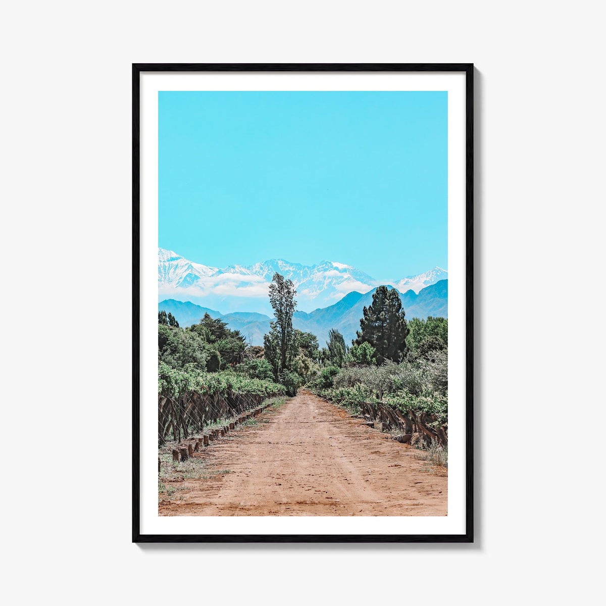 Argentina colorful photo poster of South America – vertical wall art, unframed print shown in interior mockup