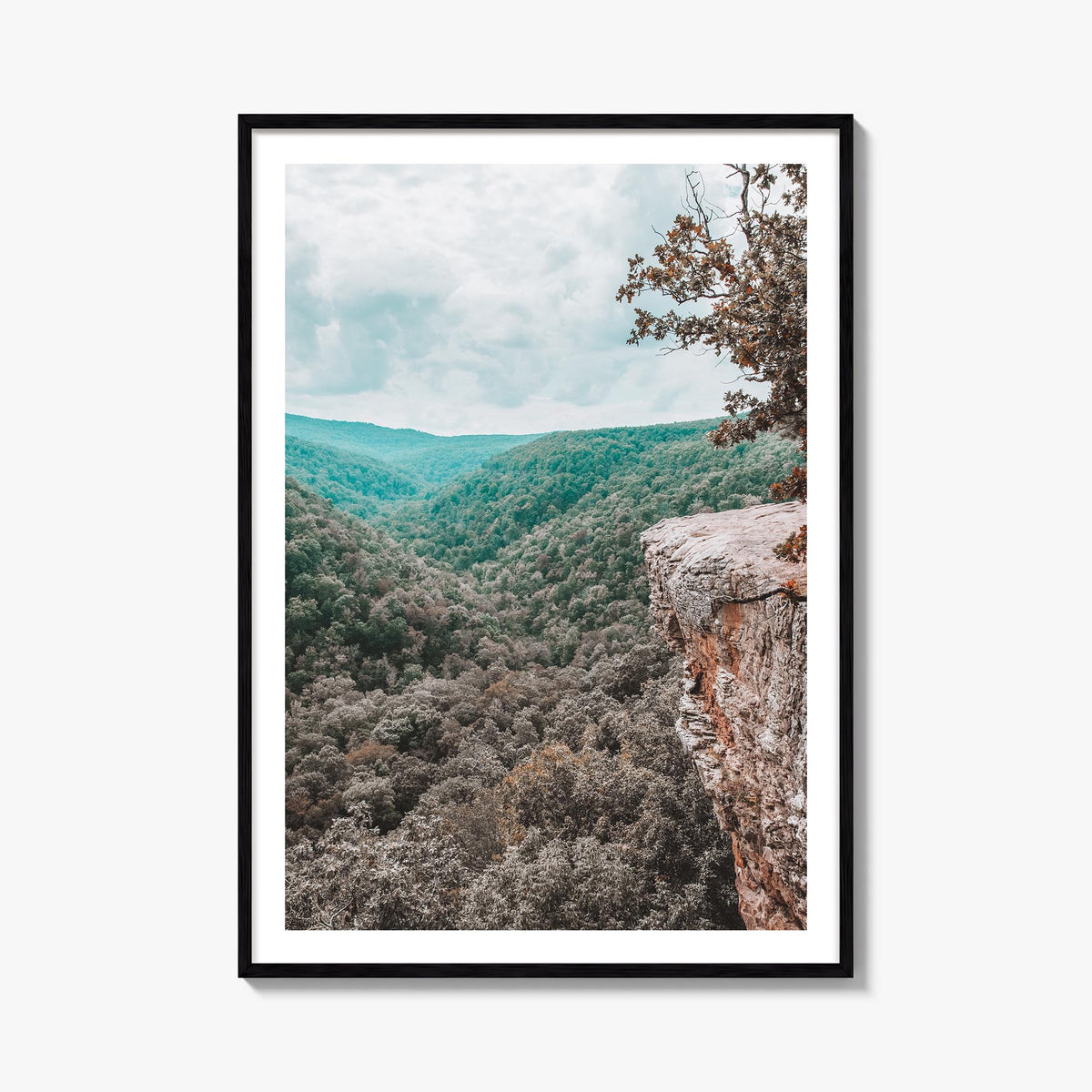 Arkansas no. 1 colorful photo poster of United States – vertical wall art, unframed print shown in interior mockup