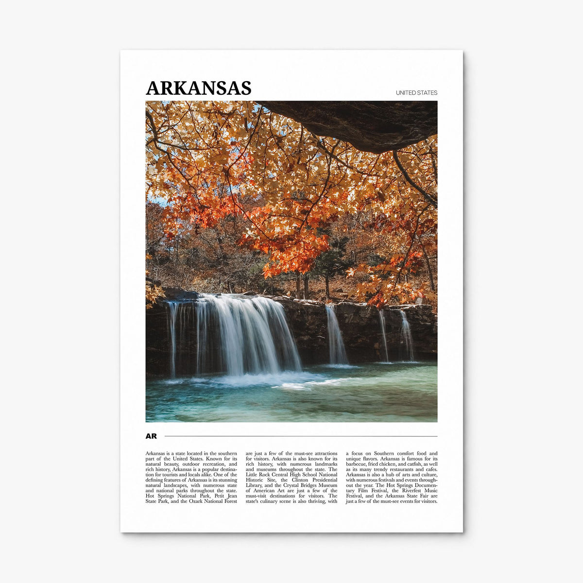Arkansas Travel Poster, print only (unframed)