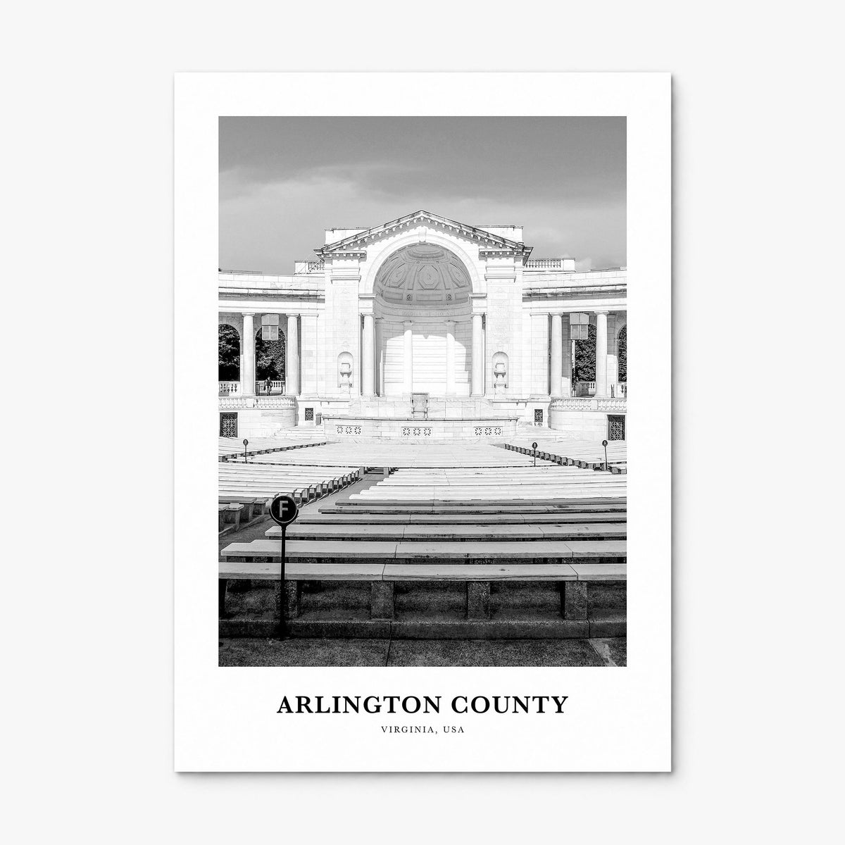 Arlington County, Virginia Classic No 1 Poster, print only (unframed)