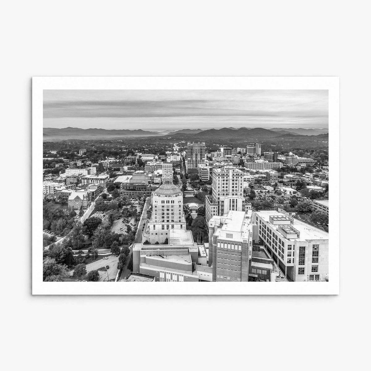 Asheville Photo Poster, print only (unframed), white border