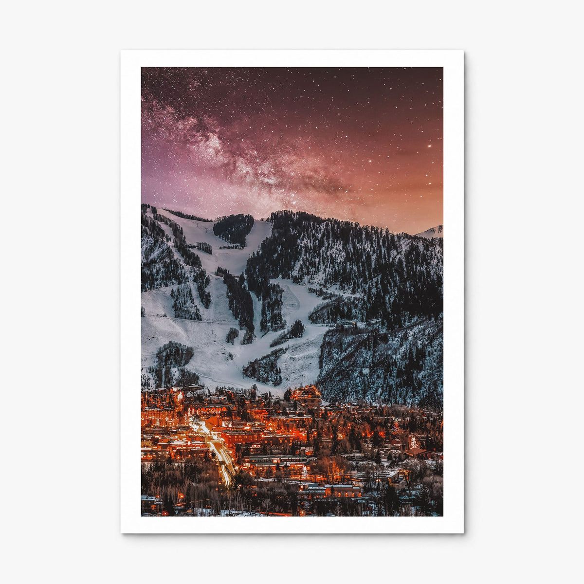 Aspen Photo No 2 Poster, print only (unframed), white border