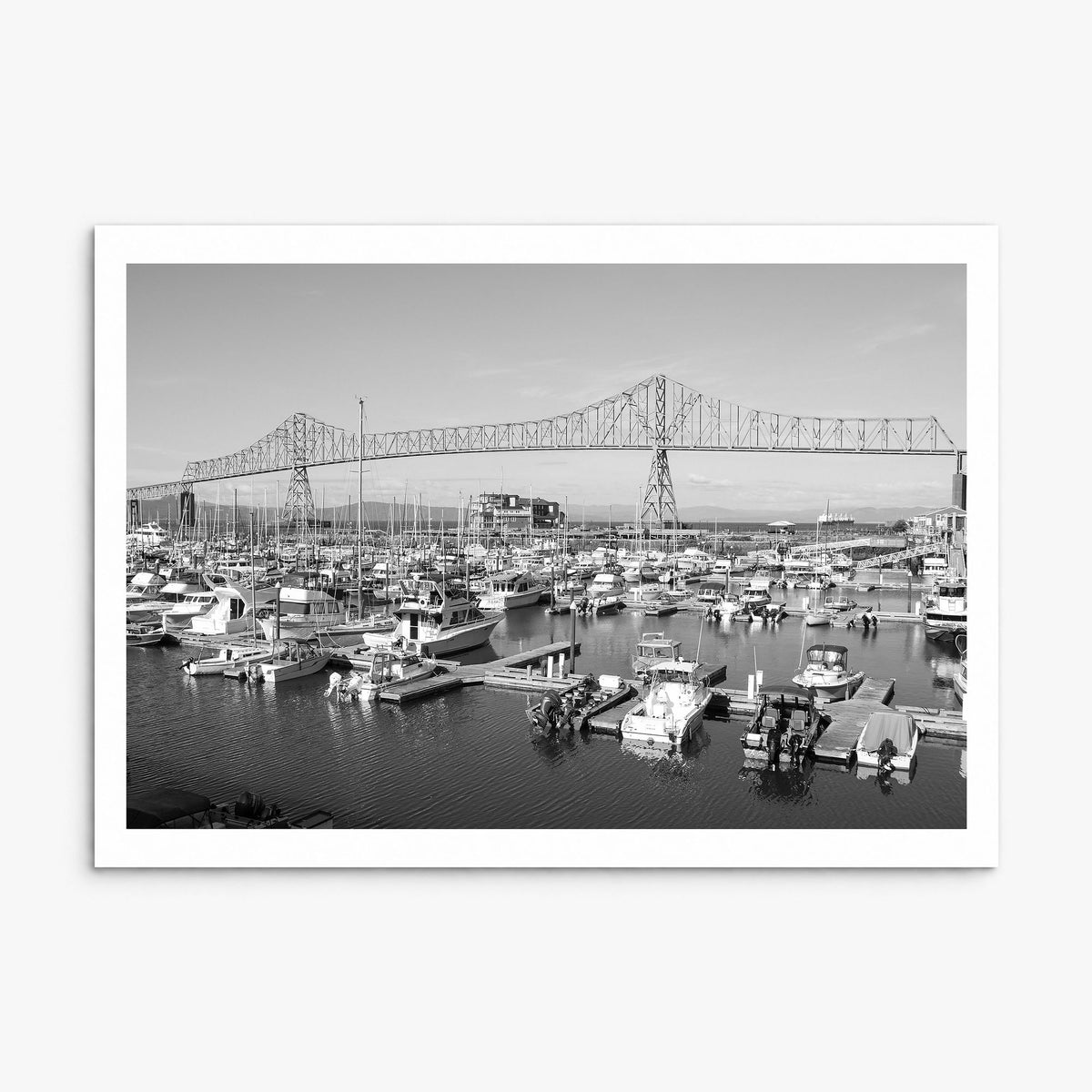 Astoria, Oregon Photo Poster, print only (unframed), white border