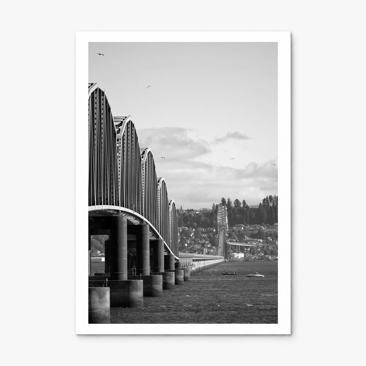 Astoria, Oregon Photo No 2 Poster, print only (unframed), white border
