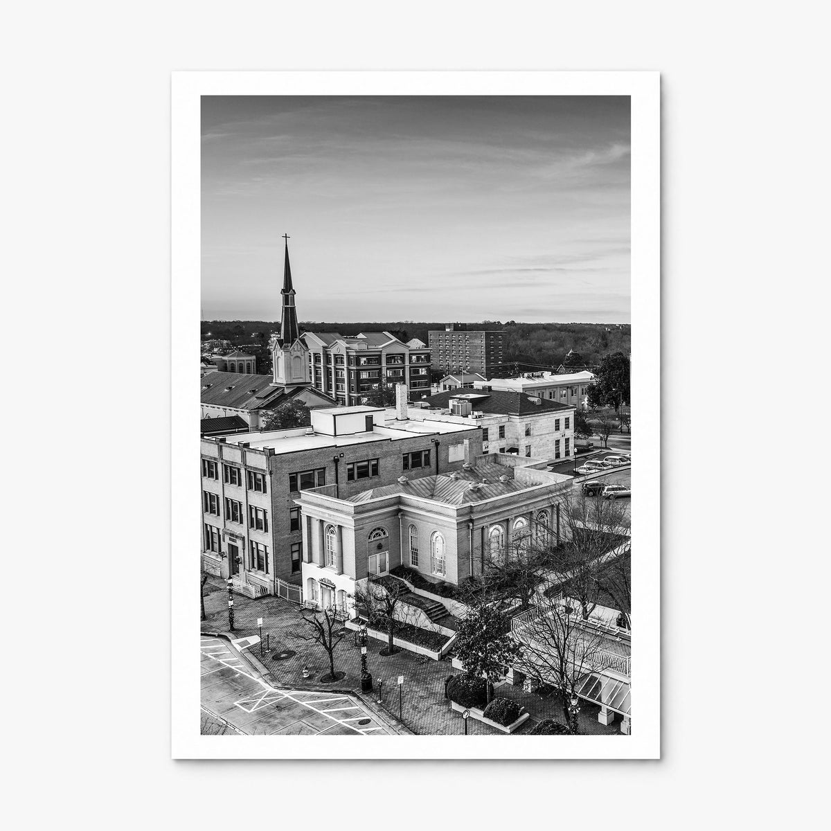 Athens, Georgia Photo Poster, print only (unframed), white border