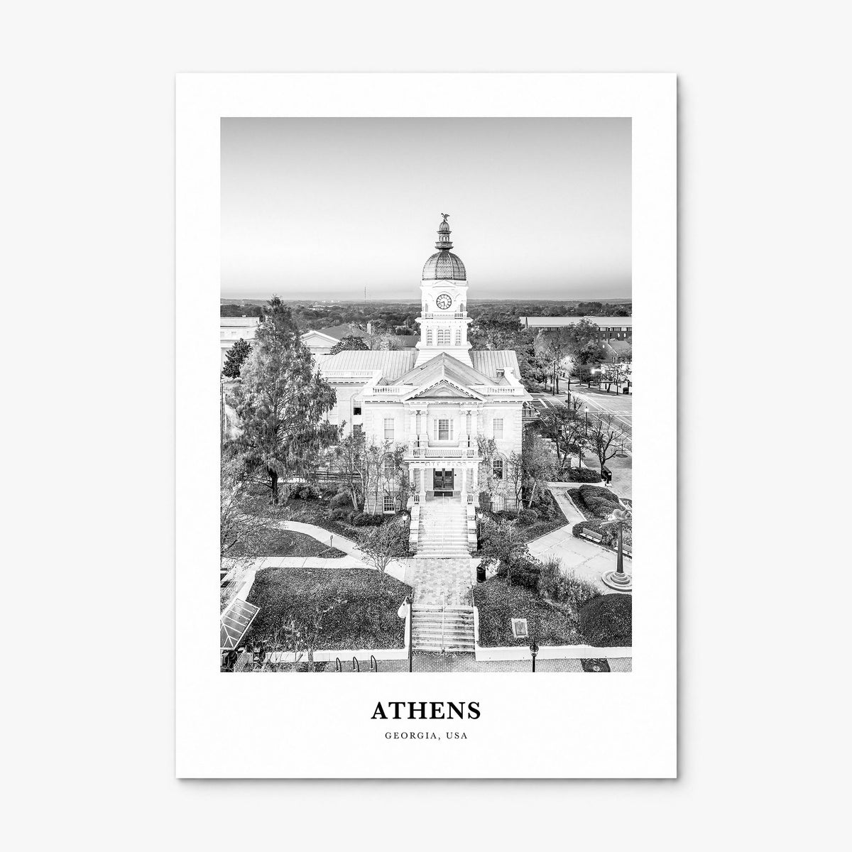 Athens, Georgia Classic Poster, print only (unframed)