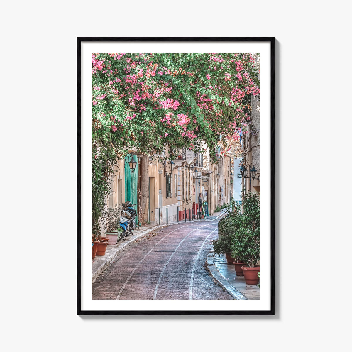 Athens, Greece no. 2 colorful photo poster of Greece – vertical wall art, unframed print shown in interior mockup