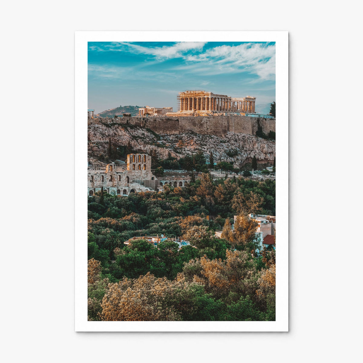 Athens, Greece Photo No 1 Poster, print only (unframed), white border