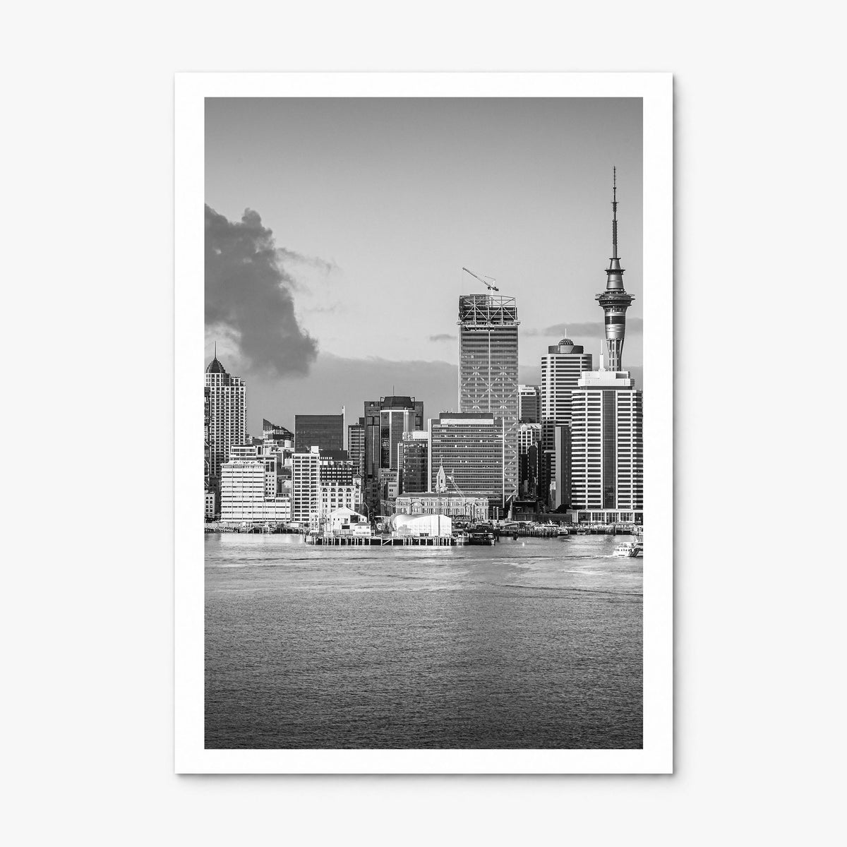 Auckland Photo Poster, print only (unframed), white border