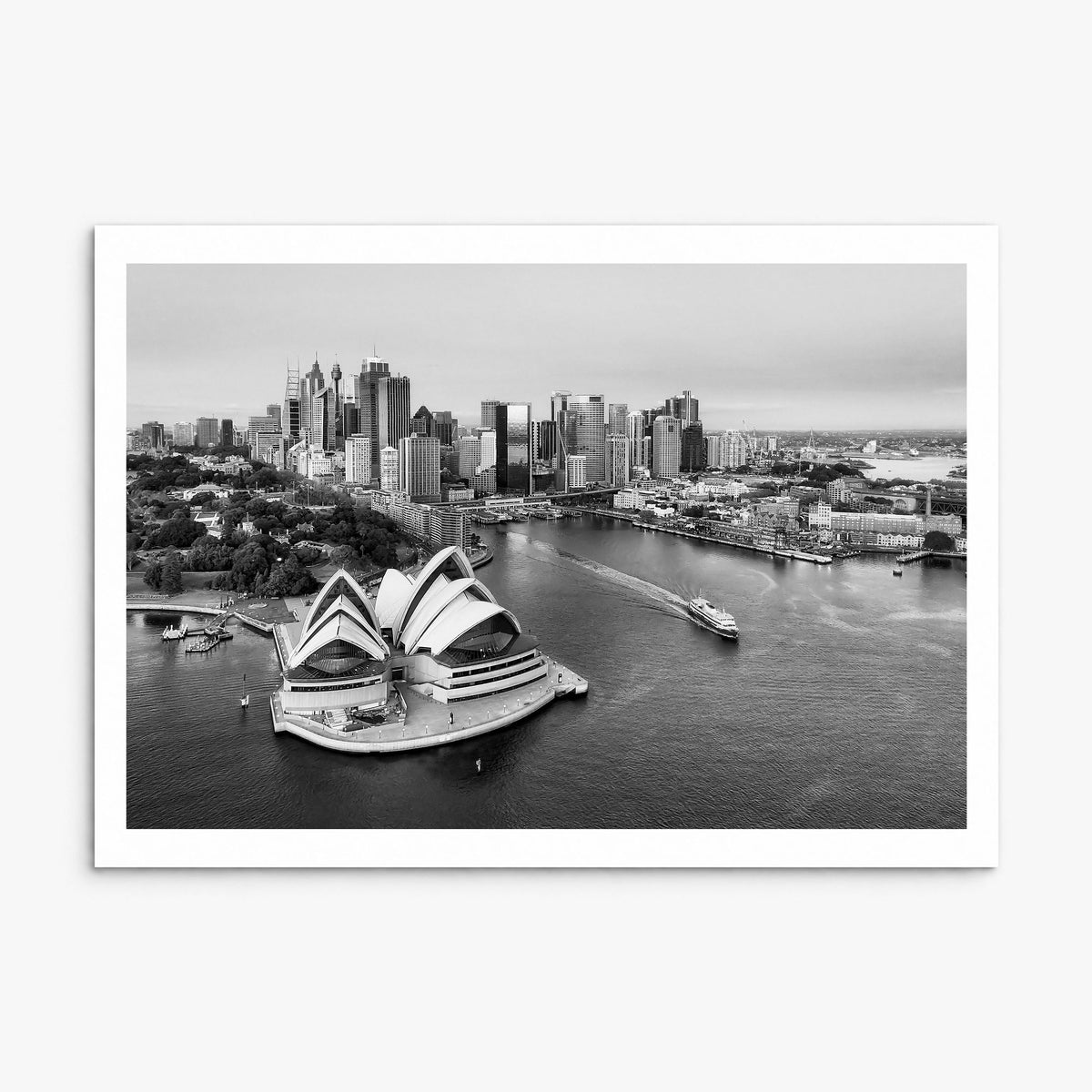Australia Photo Poster, print only (unframed), white border