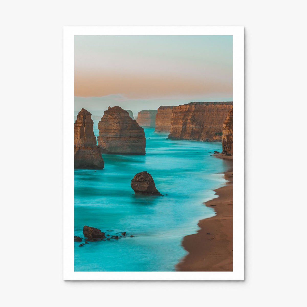 Australia Photo Poster, print only (unframed), white border