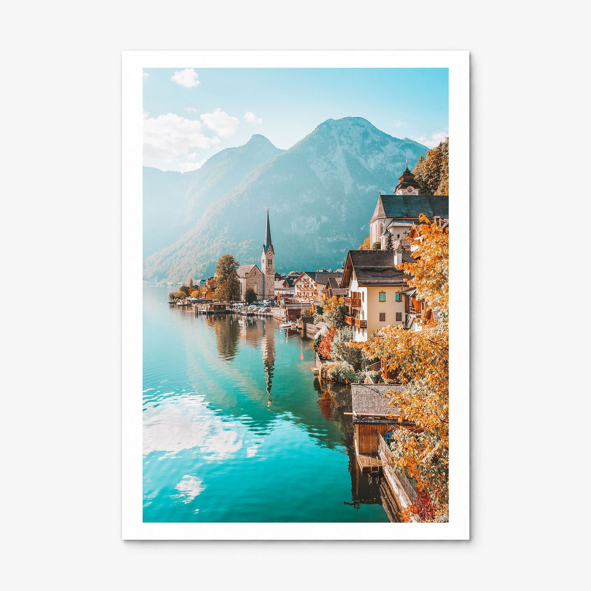 Austria Photo Poster, print only (unframed), white border